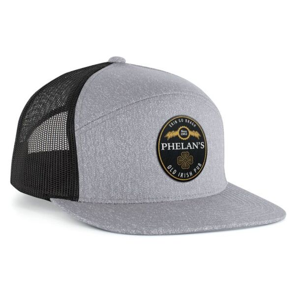 Heather 6-Panel Arch Trucker Snapback Cap Thumbnail