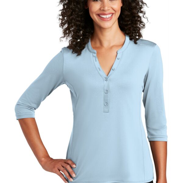 ® Ladies UV Choice Pique Henley Thumbnail