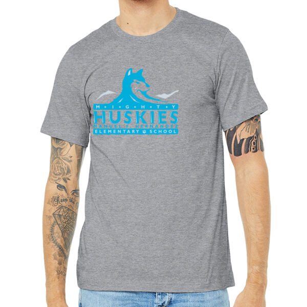 Adult Unisex Heather CVC Short Sleeve Tee Thumbnail