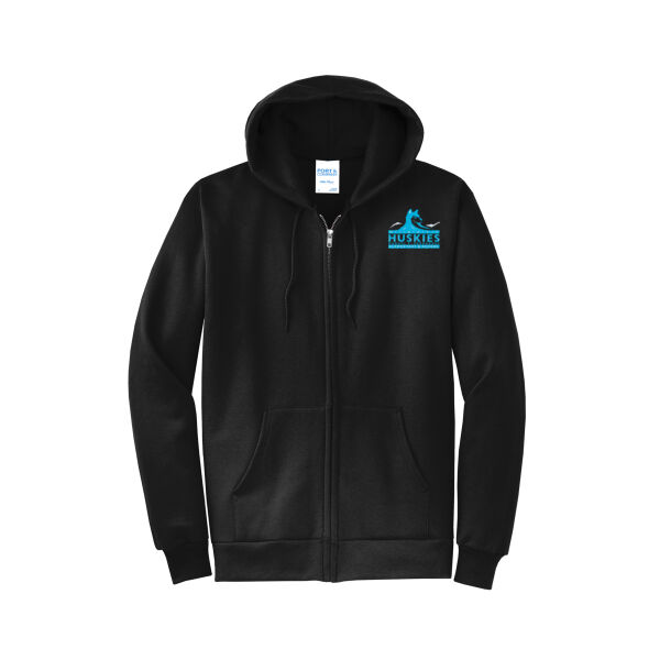 Adult Core Fleece Full Zip Hooded Sweatshirt Thumbnail