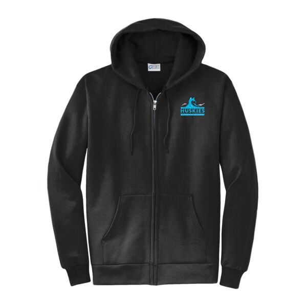 Adult Core Fleece Full Zip Hooded Sweatshirt Thumbnail